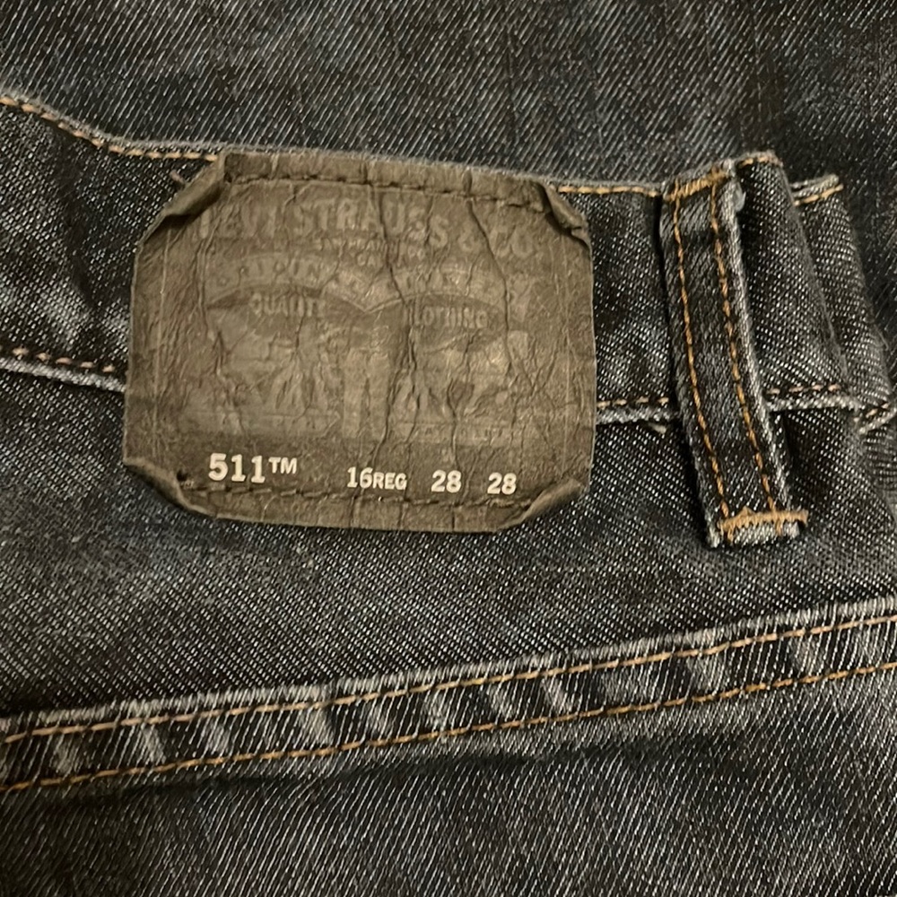 Levi’s, 511 Slim, 16 Reg, 28/28, jeans, boys, like new